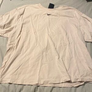 nike XL oversized cream shirt